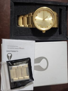 Nixon All-Gold Men's Bracelet Watch